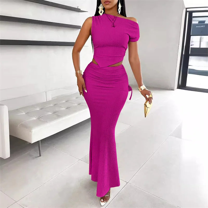 Completo Avelyn Mermaid Soirée — Set 2 Pezzi da Sera